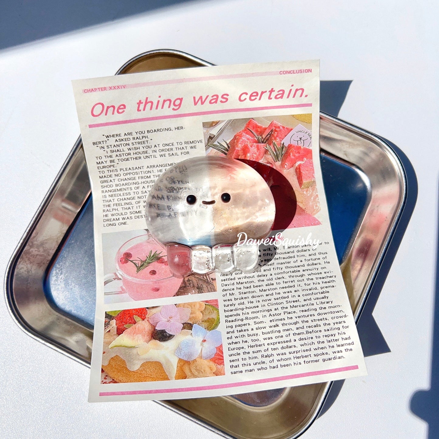 CLEAR JELLYFISH TABA SQUISHY TOY