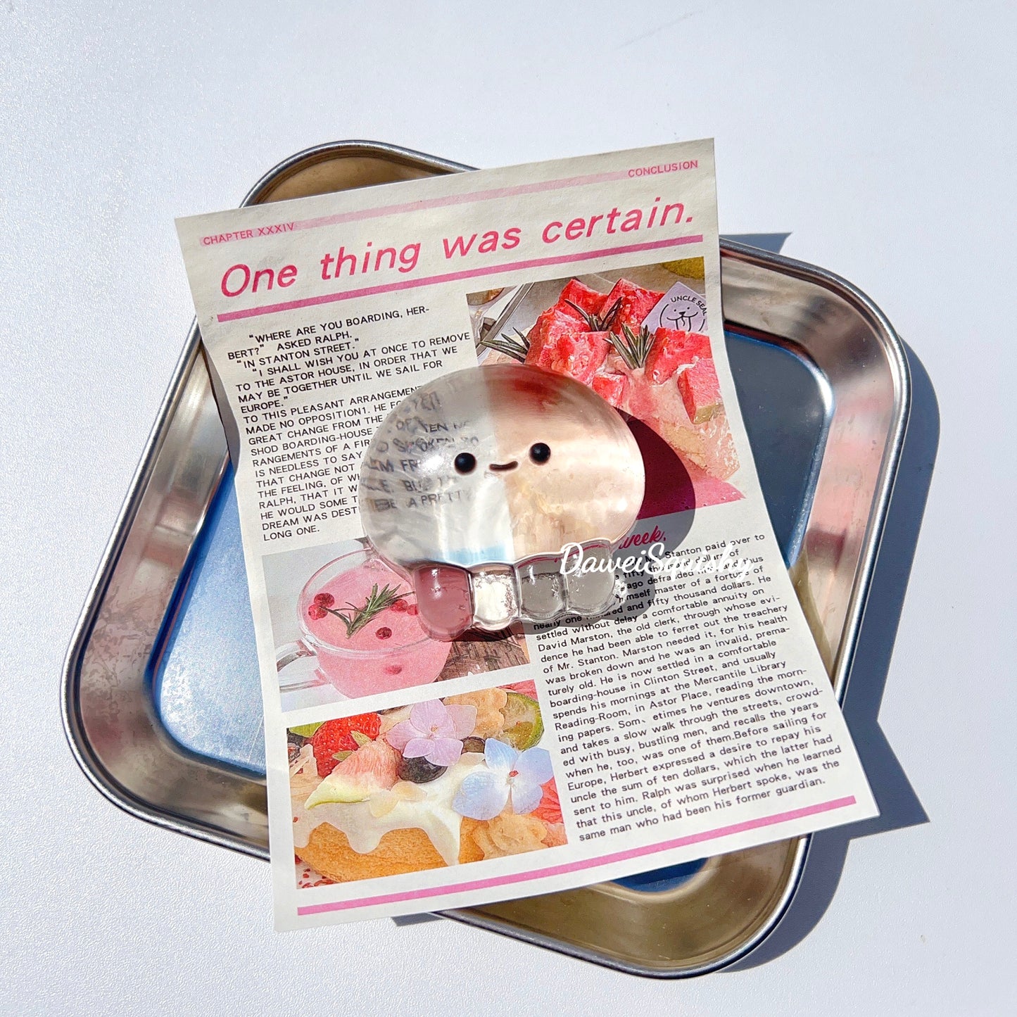 CLEAR JELLYFISH TABA SQUISHY TOY