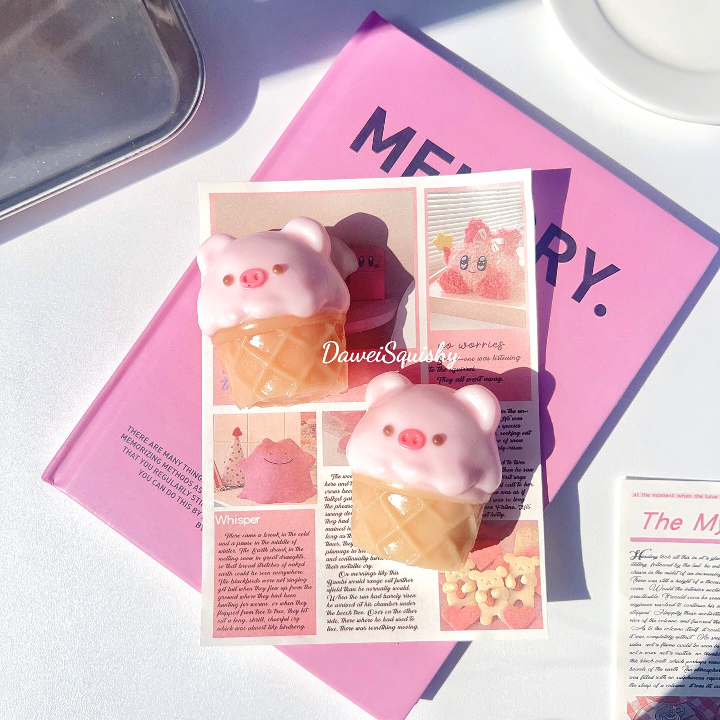 PIGGY ICE CREAM TABA SQUISHY