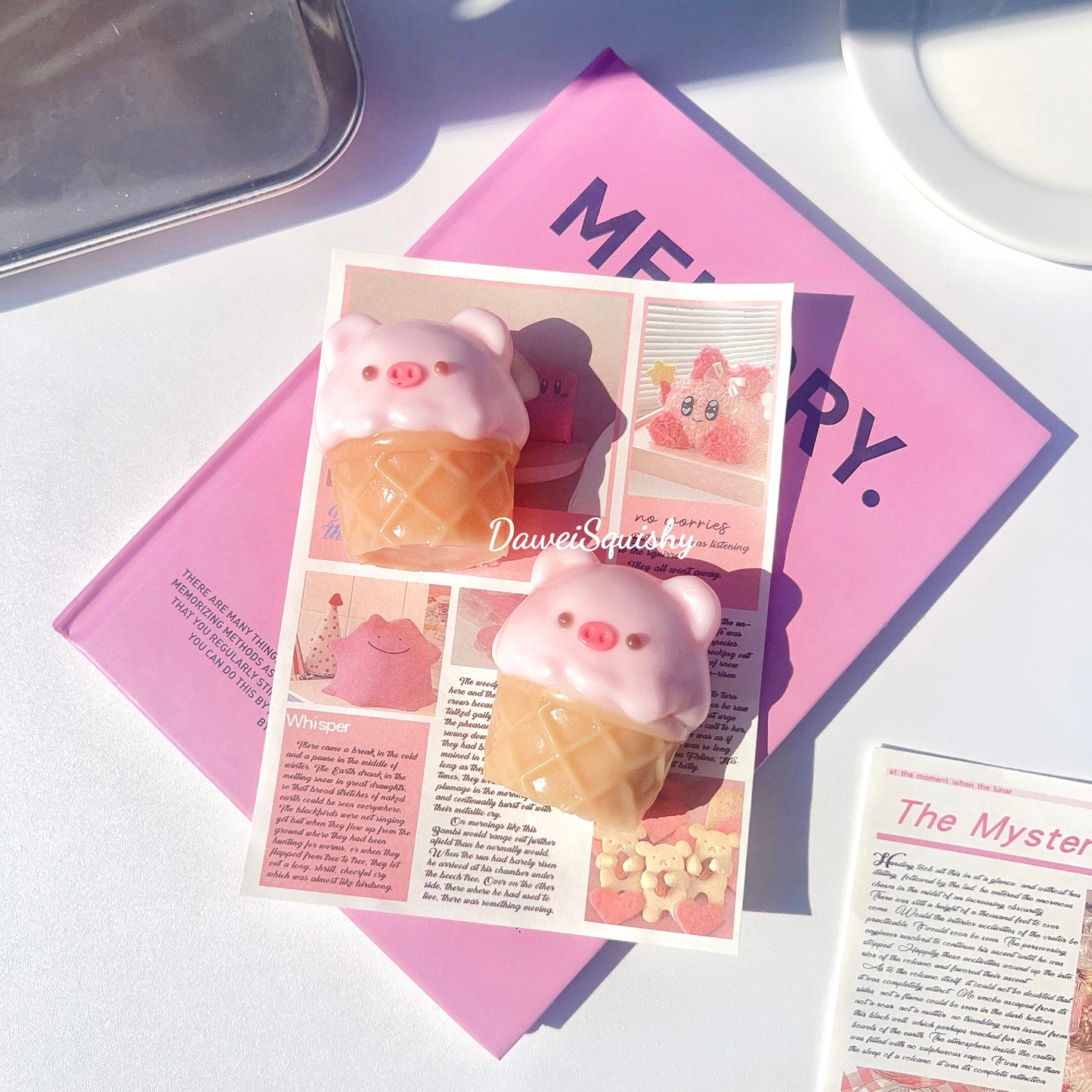PIGGY ICE CREAM TABA SQUISHY