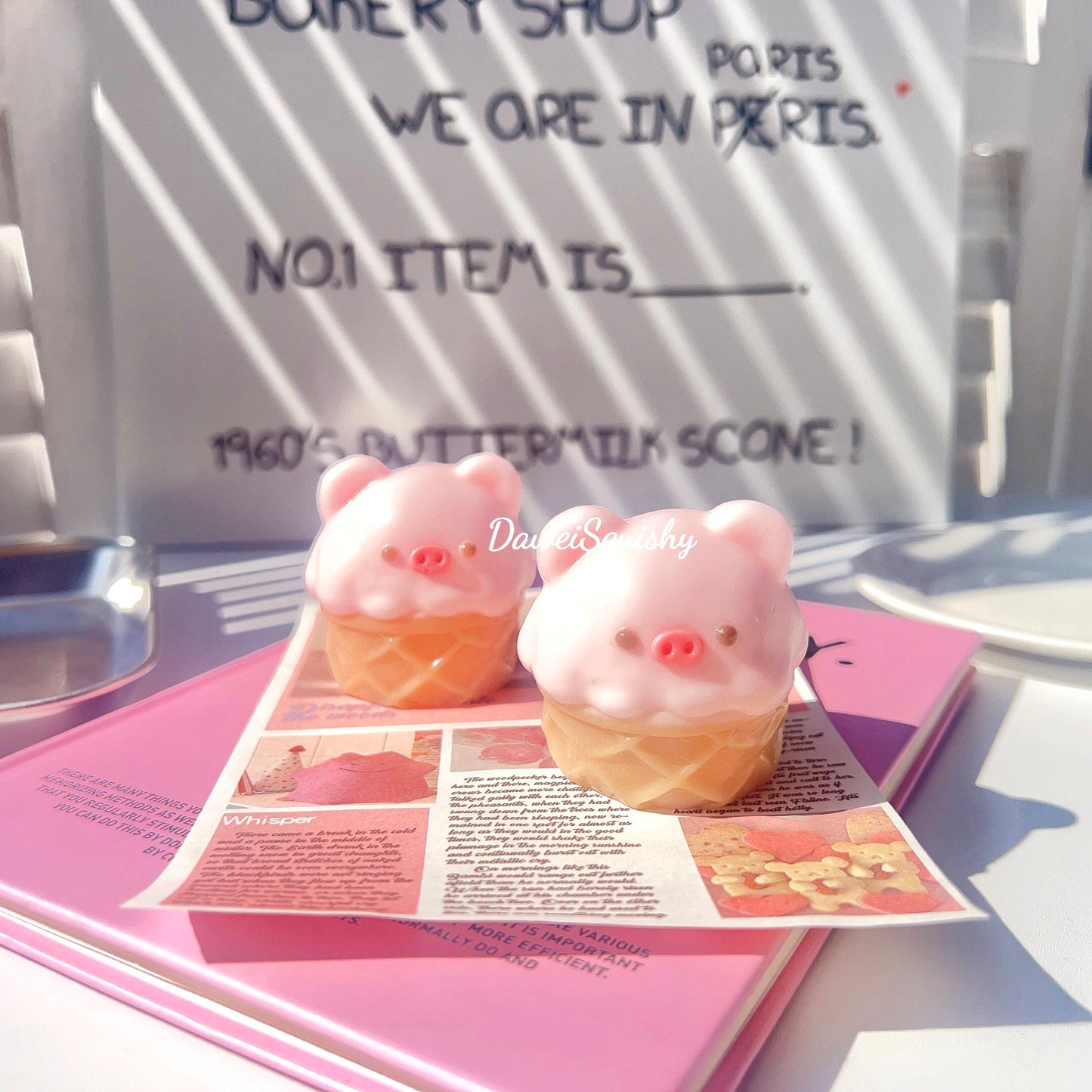PIGGY ICE CREAM TABA SQUISHY