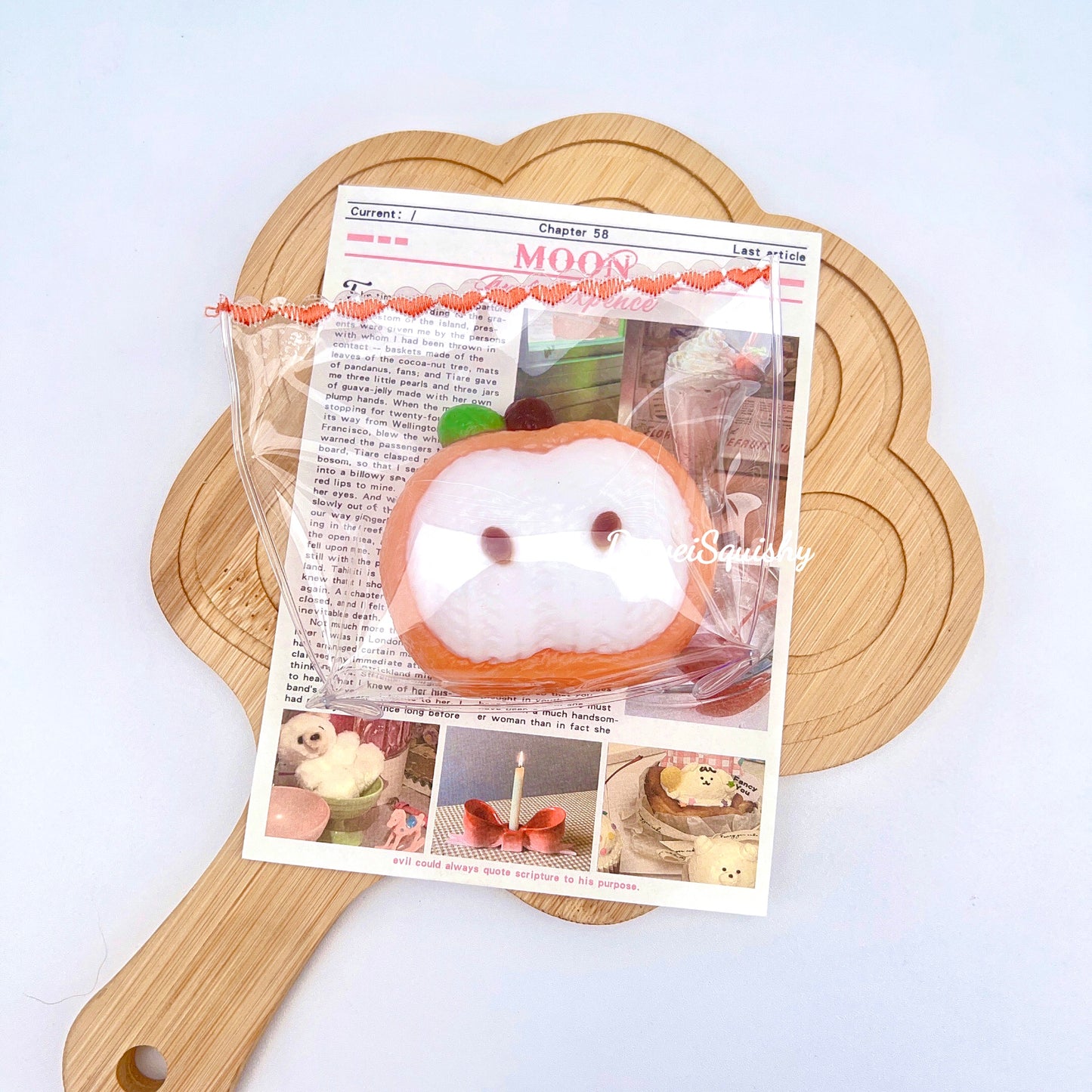 KNITTED APPLE TABA SQUISHY TOY