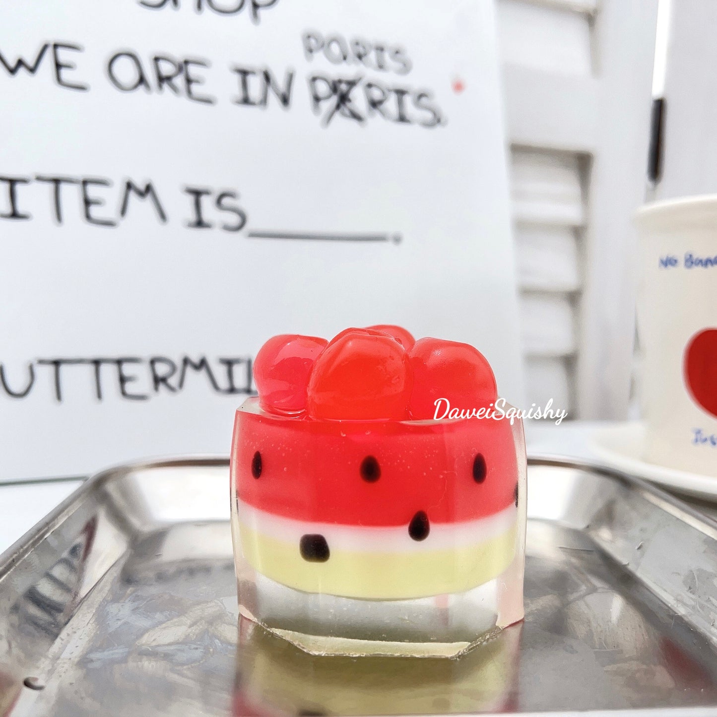WATERMELON SQUISHY CUP
