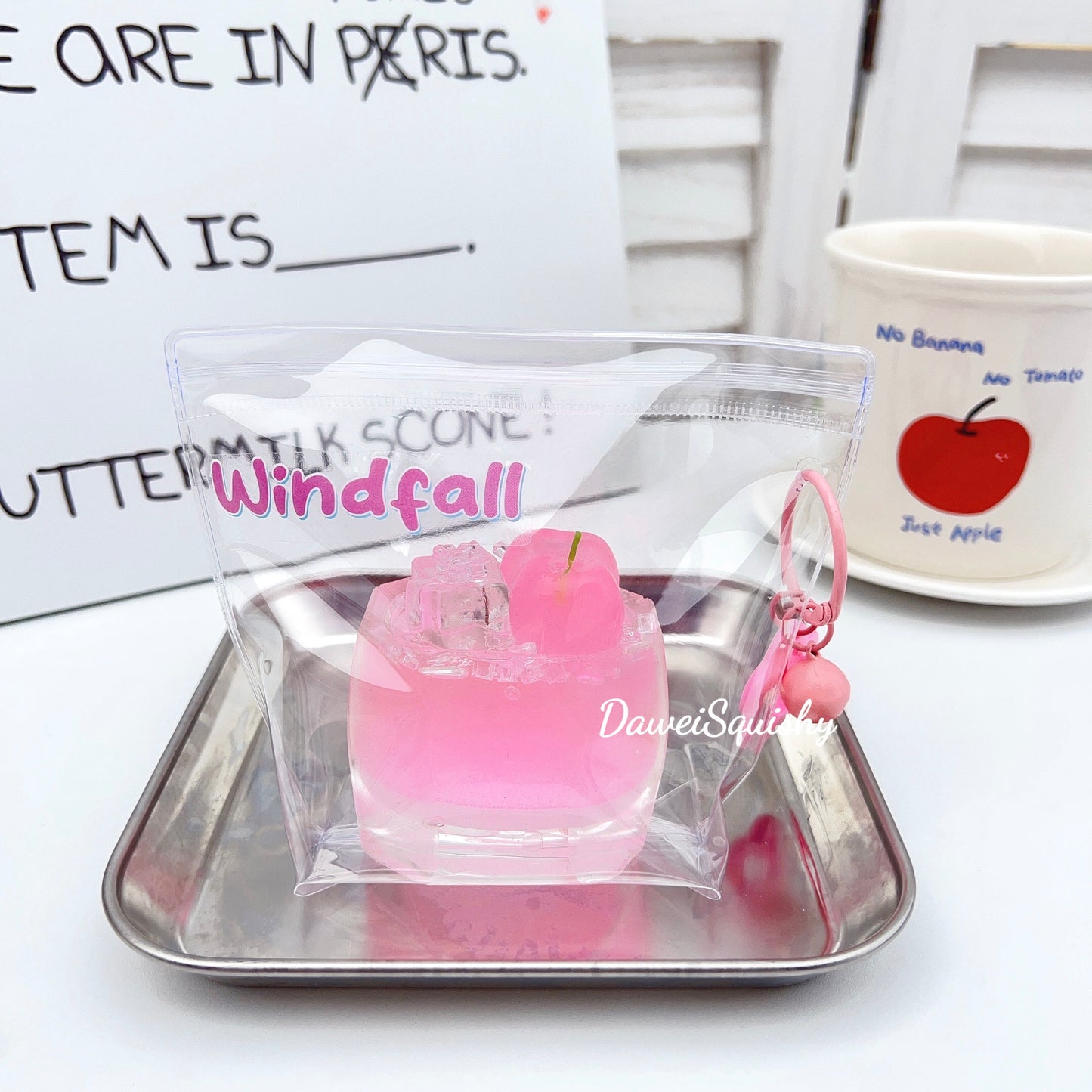CHERRY SMOOTHIE SQUISHY CUP