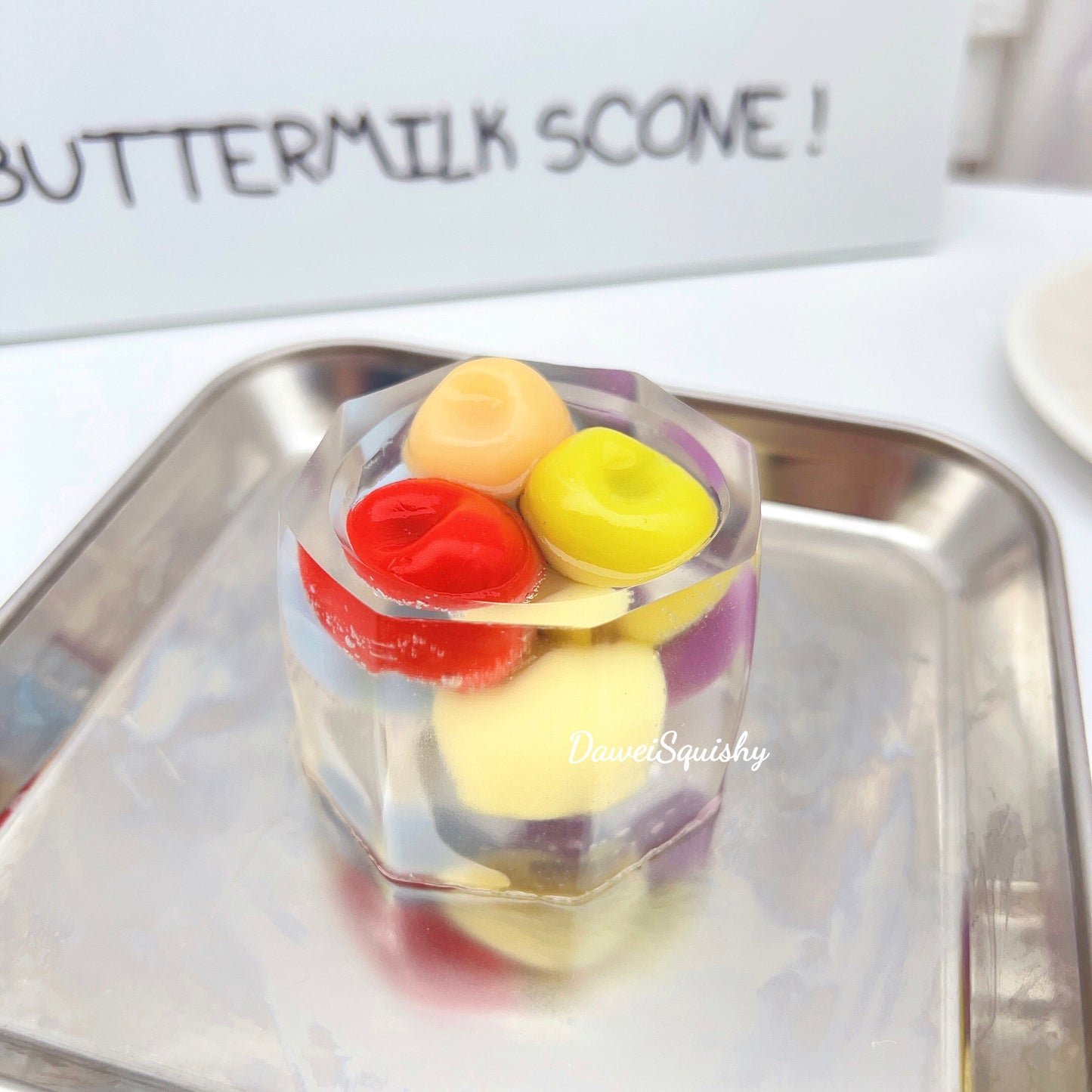 TINNED FRUIT SQUISHY CUP