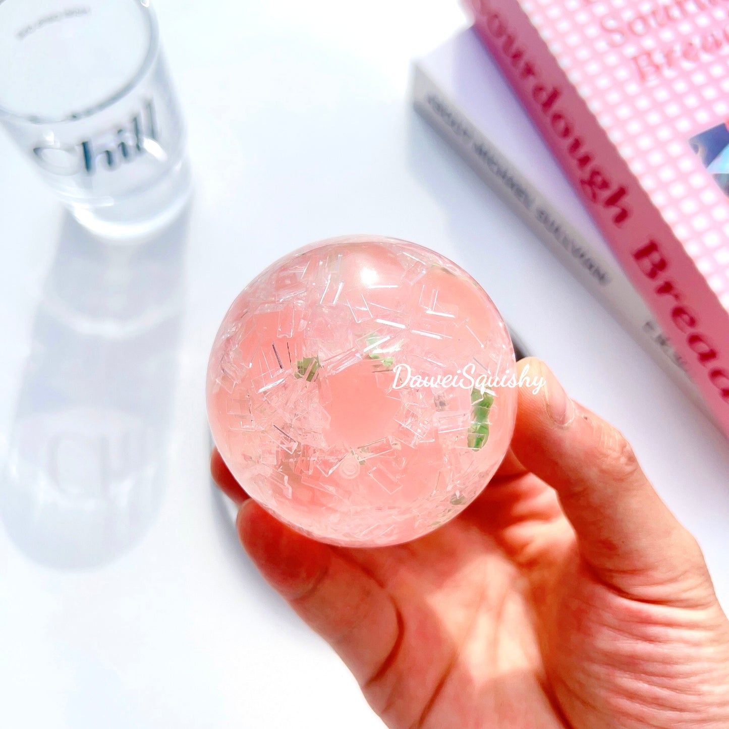 PEACH SPARKLING WATER STRESS BALL
