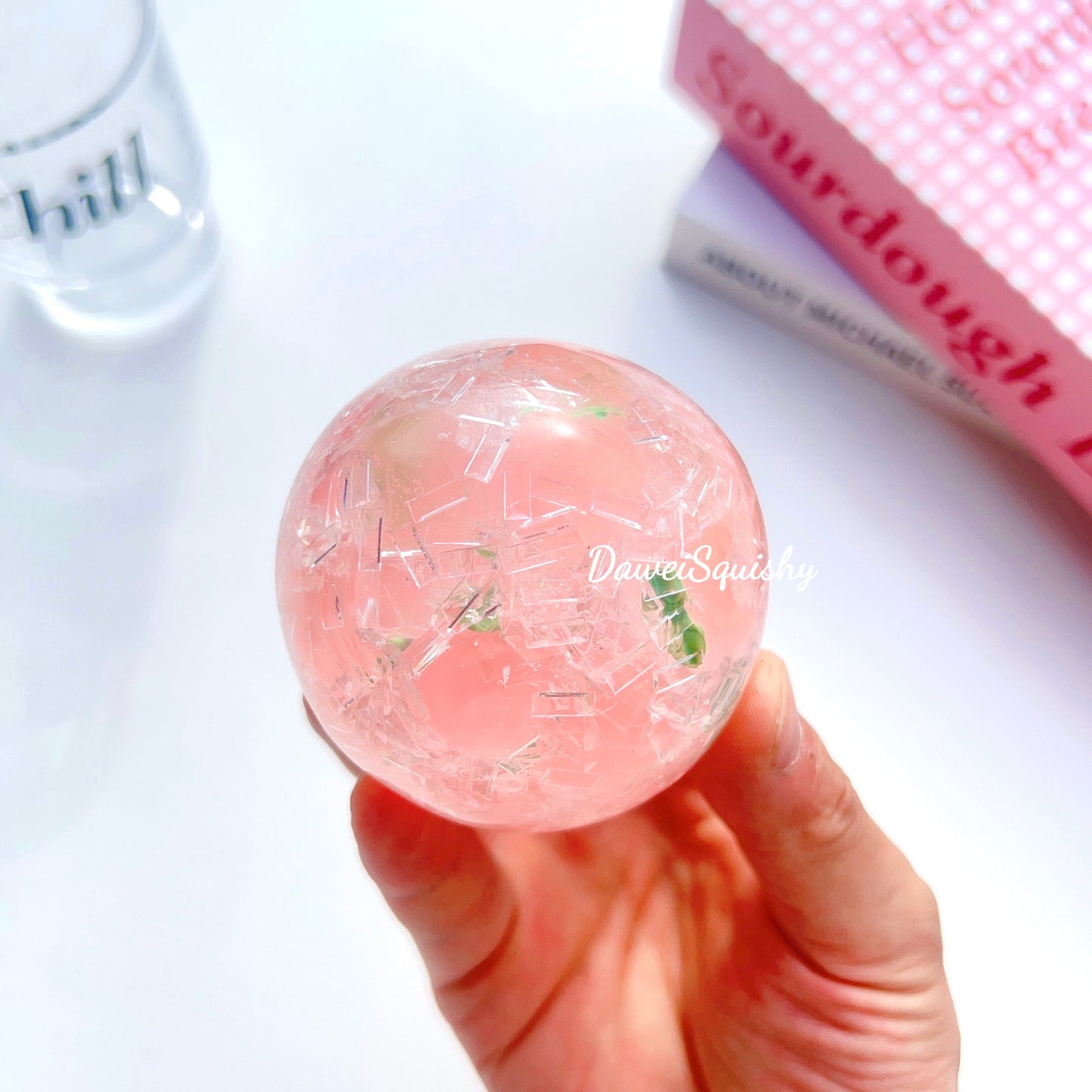 PEACH SPARKLING WATER STRESS BALL