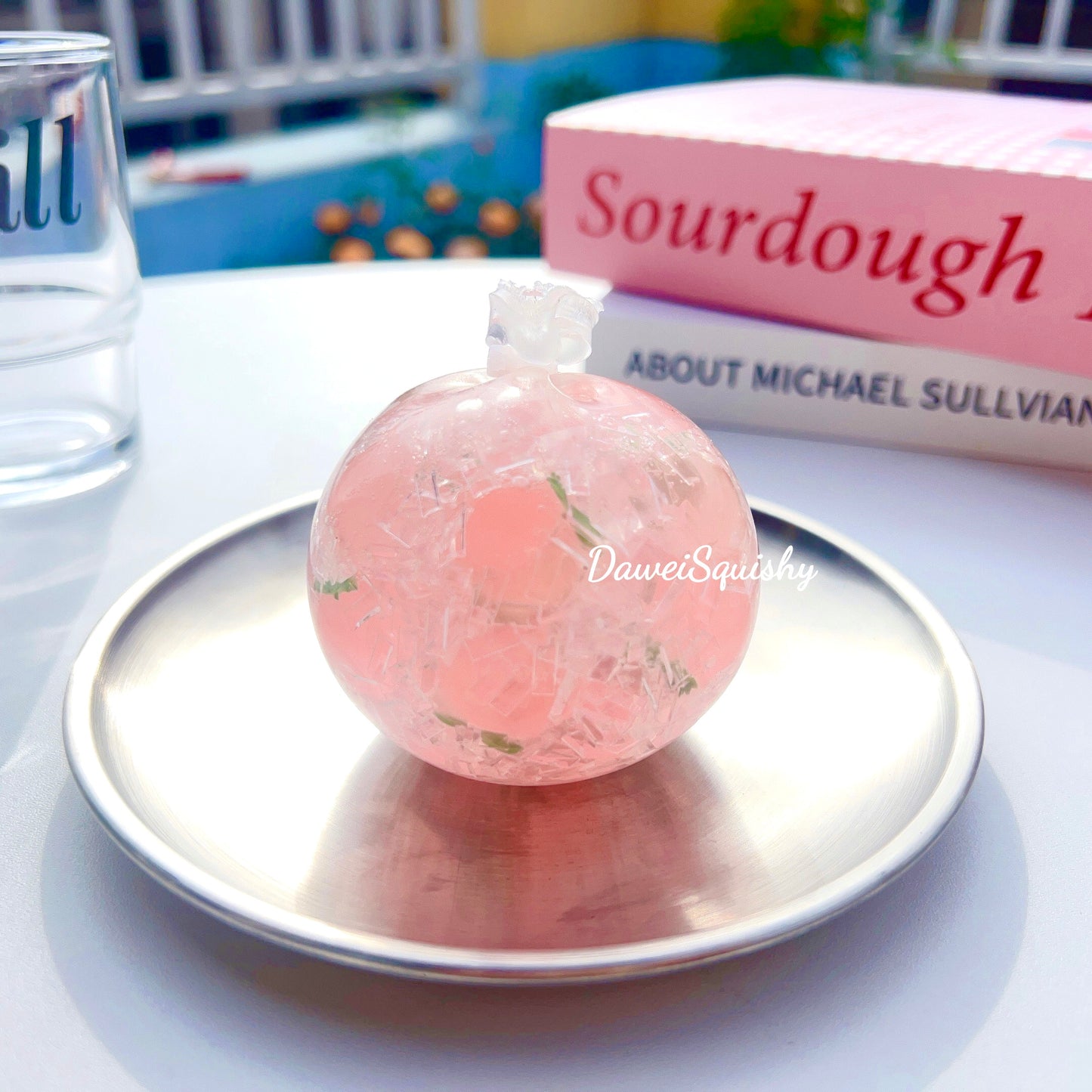 PEACH SPARKLING WATER STRESS BALL