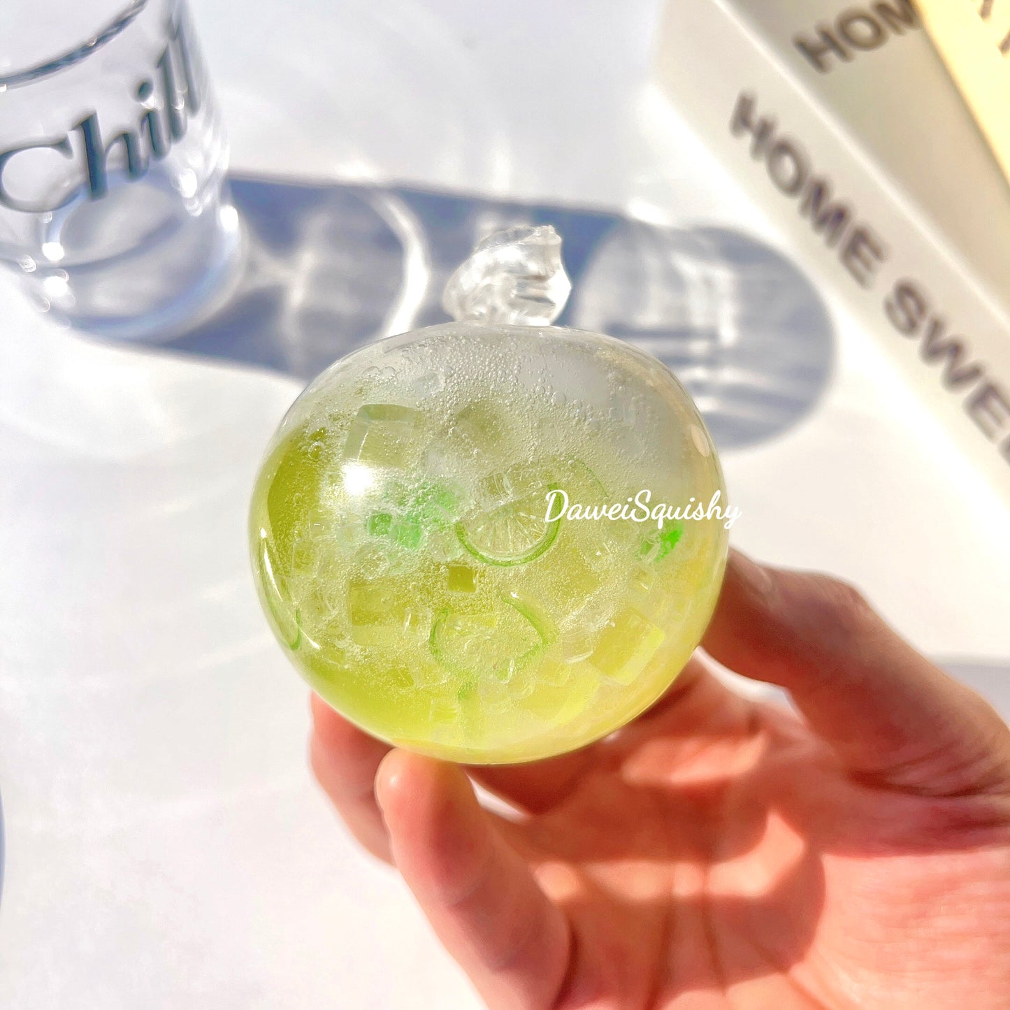 LIME COCONUT GEL STRESS BALL