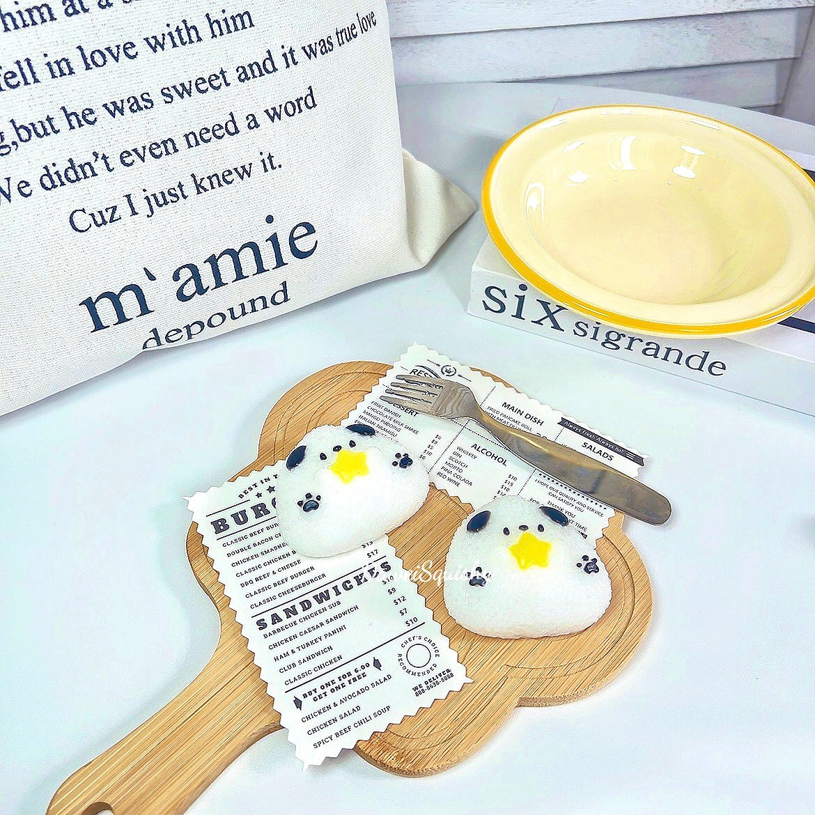 POCHACCO STAR RICE BALL TABA SQUISHY TOY