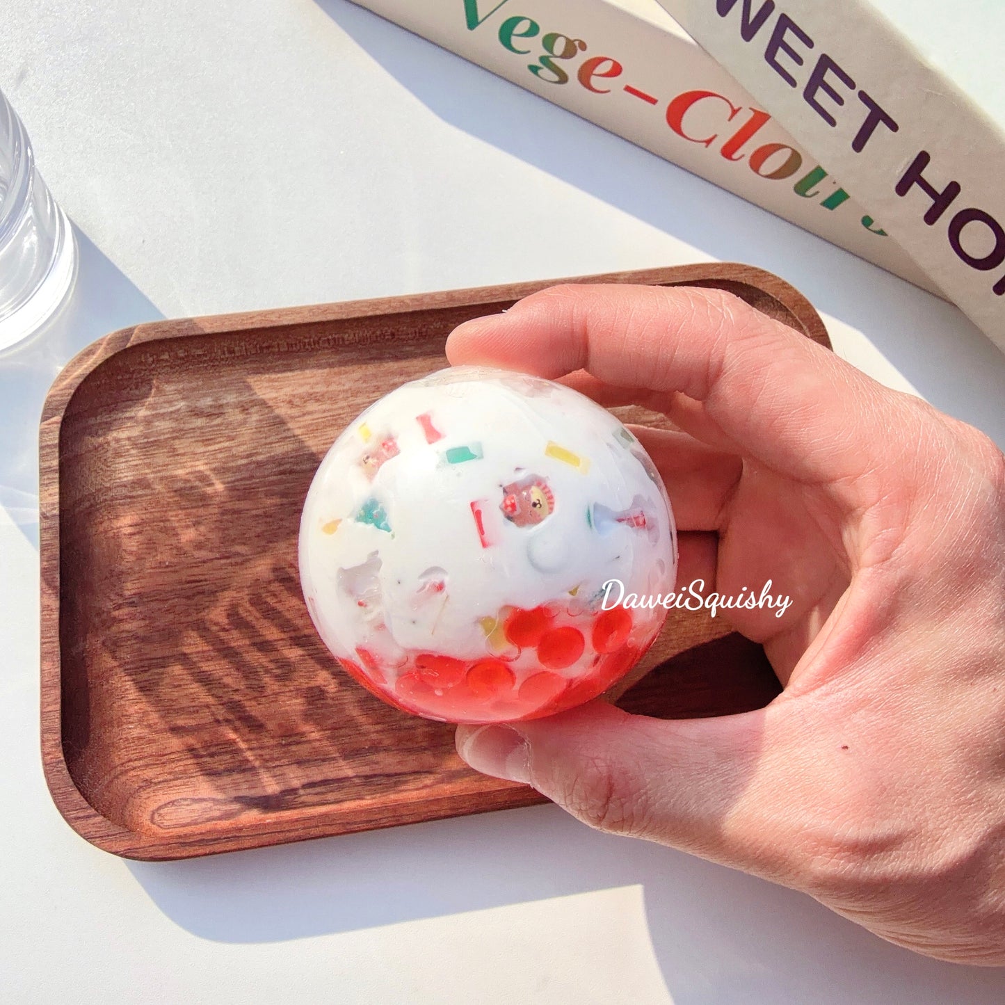 CHRISTMAS STRAWBERRY SUNDAE STRESS BALL