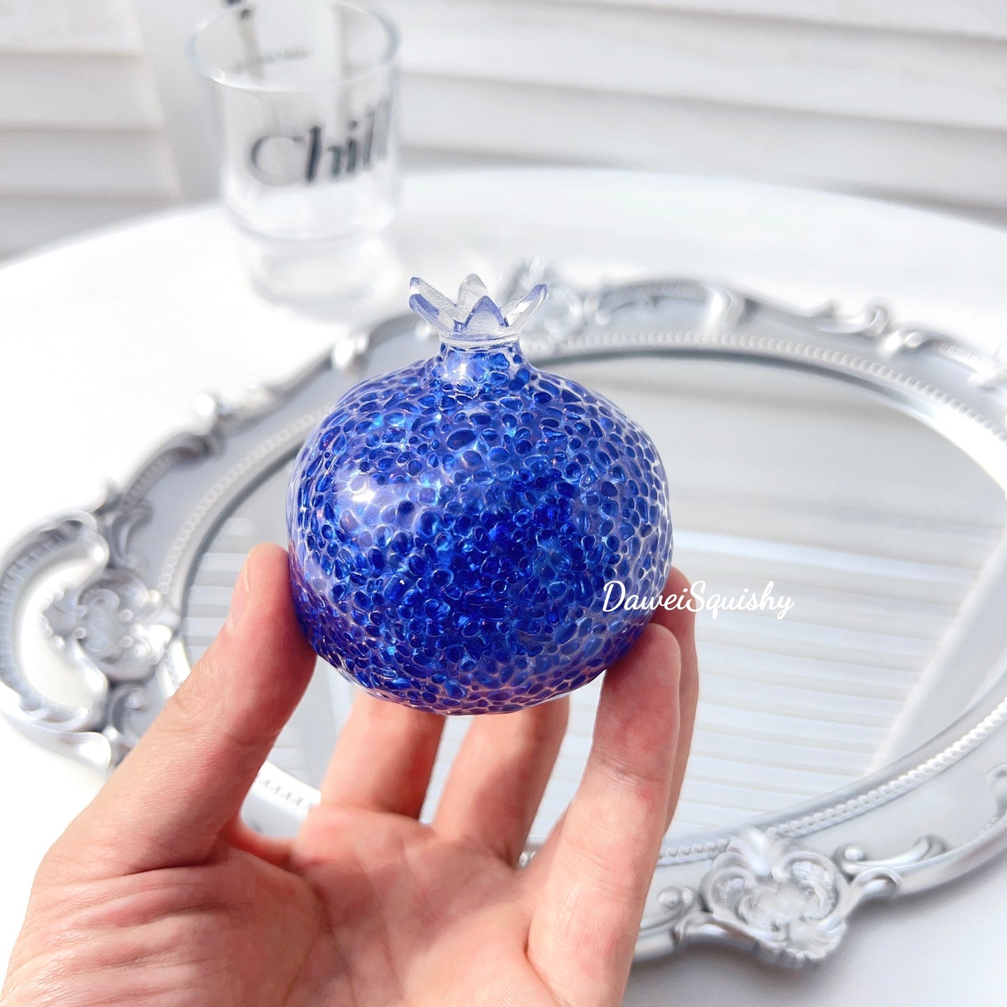 POMEGRANATE OVAL BEADS STRESS BALL