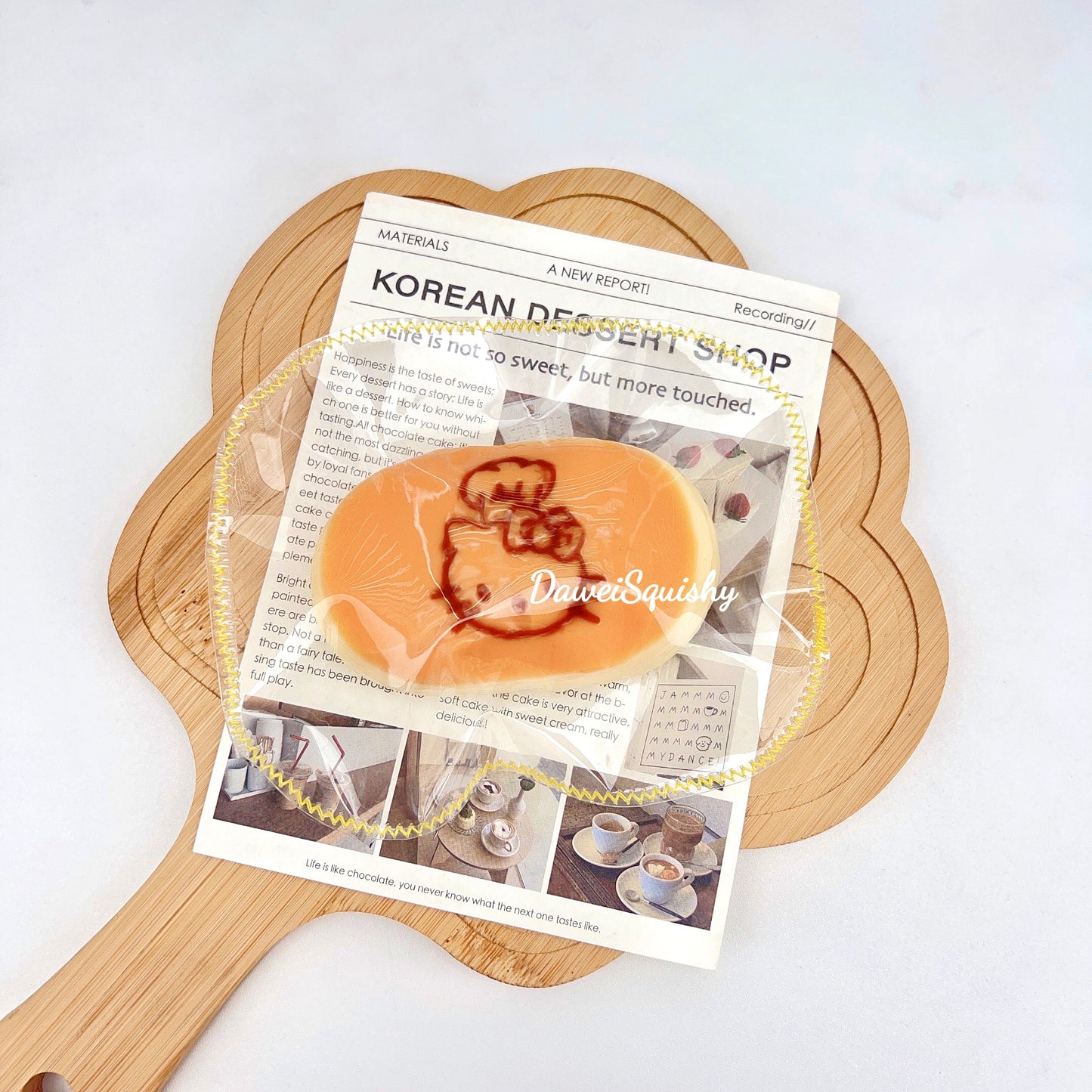 HK STEAMED CAKE TABA SQUISHY TOY