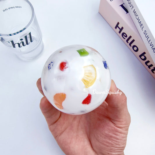 EXTRA-THICK FRUIT YOGURT STRESS BALL