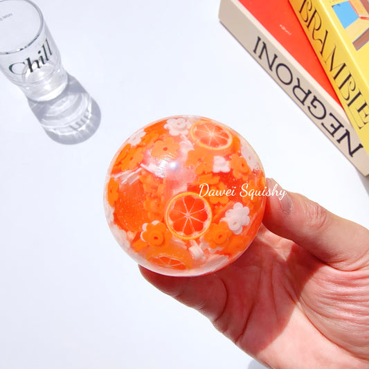 GEL-FEEL ORANGE SUGAR STRESS BALL