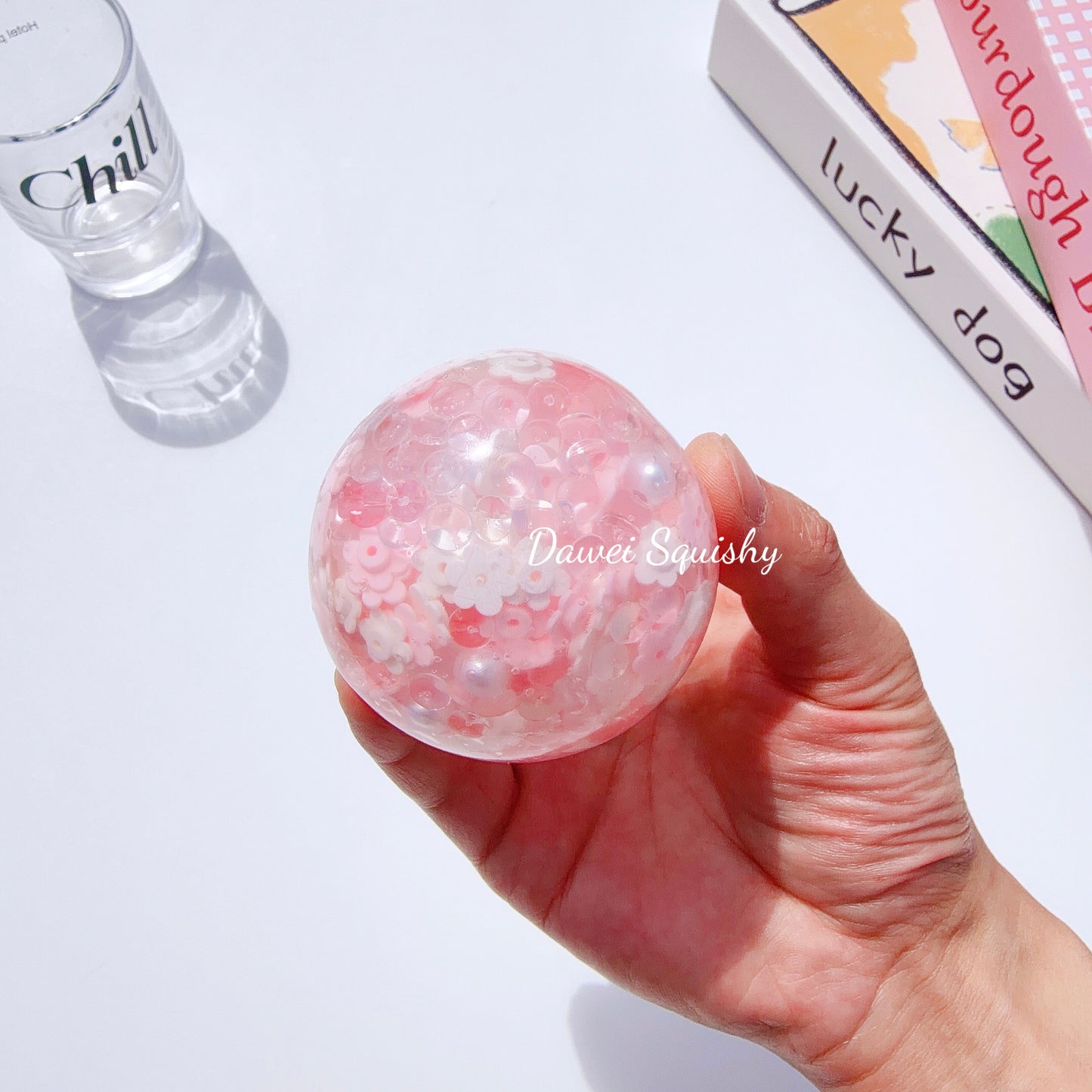 GEL-FEEL PEARL PETAL DREAM STRESS BALL