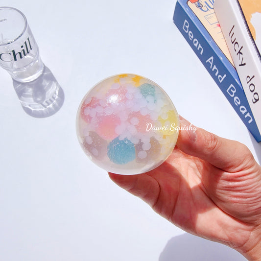 GEL-FEEL COLORED SUGAR CONGEE STRESS BALL