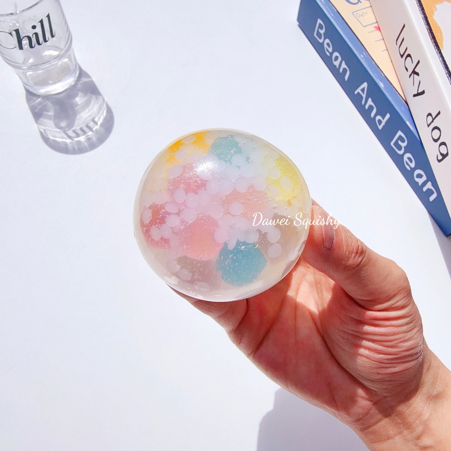 GEL-FEEL COLORED SUGAR CONGEE STRESS BALL