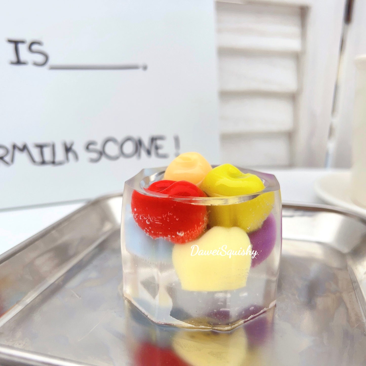 TINNED FRUIT SQUISHY CUP