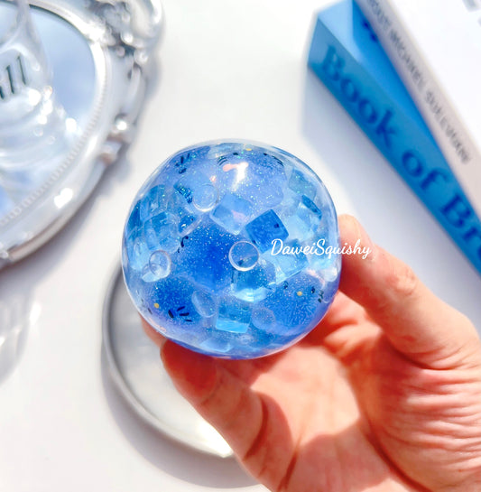 HK BLUE BUBBLE DRINK STRESS BALLE