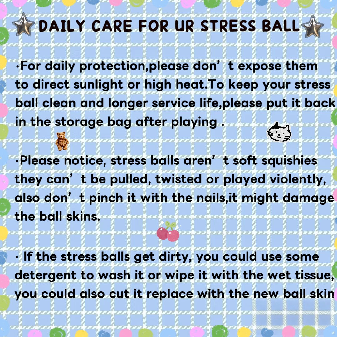 GEL-FEEL COLORED SUGAR CONGEE STRESS BALL
