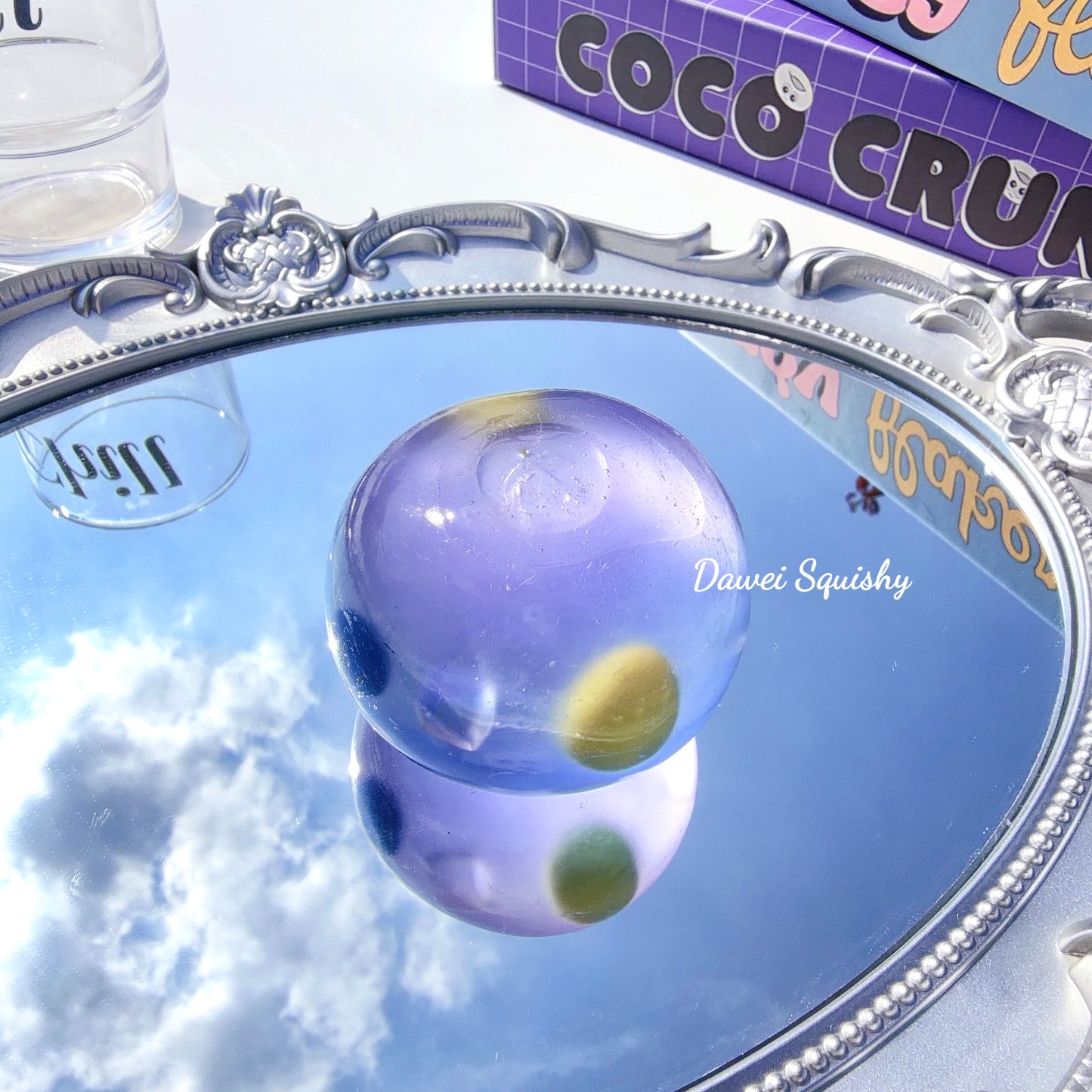COCONUT OIL BLUEBERRY SPARKLING STRESS BALL