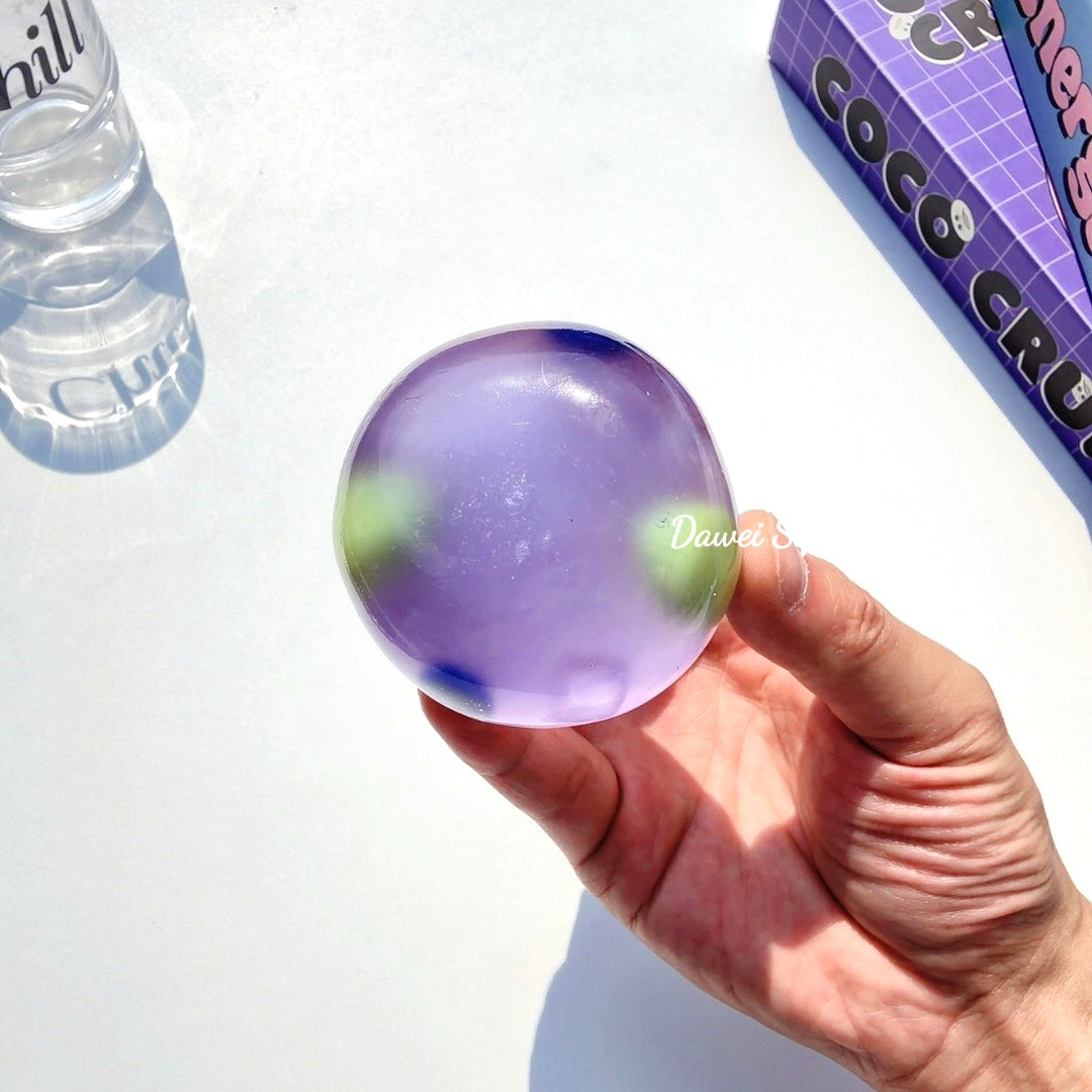COCONUT OIL BLUEBERRY SPARKLING STRESS BALL