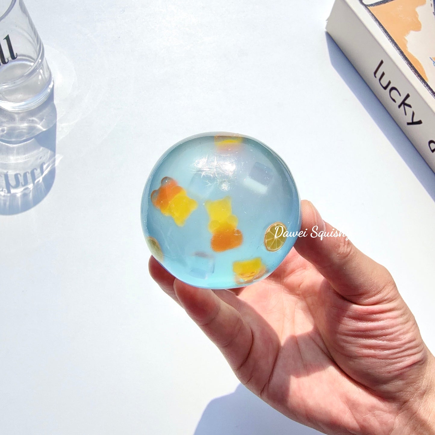 COCONUT OIL BEAR FIZZ STRESS BALL
