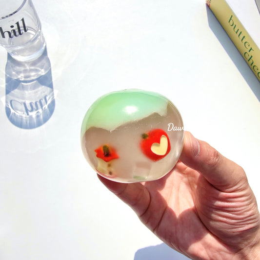 COCONUT OIL APPLE SODA STRESS BALL