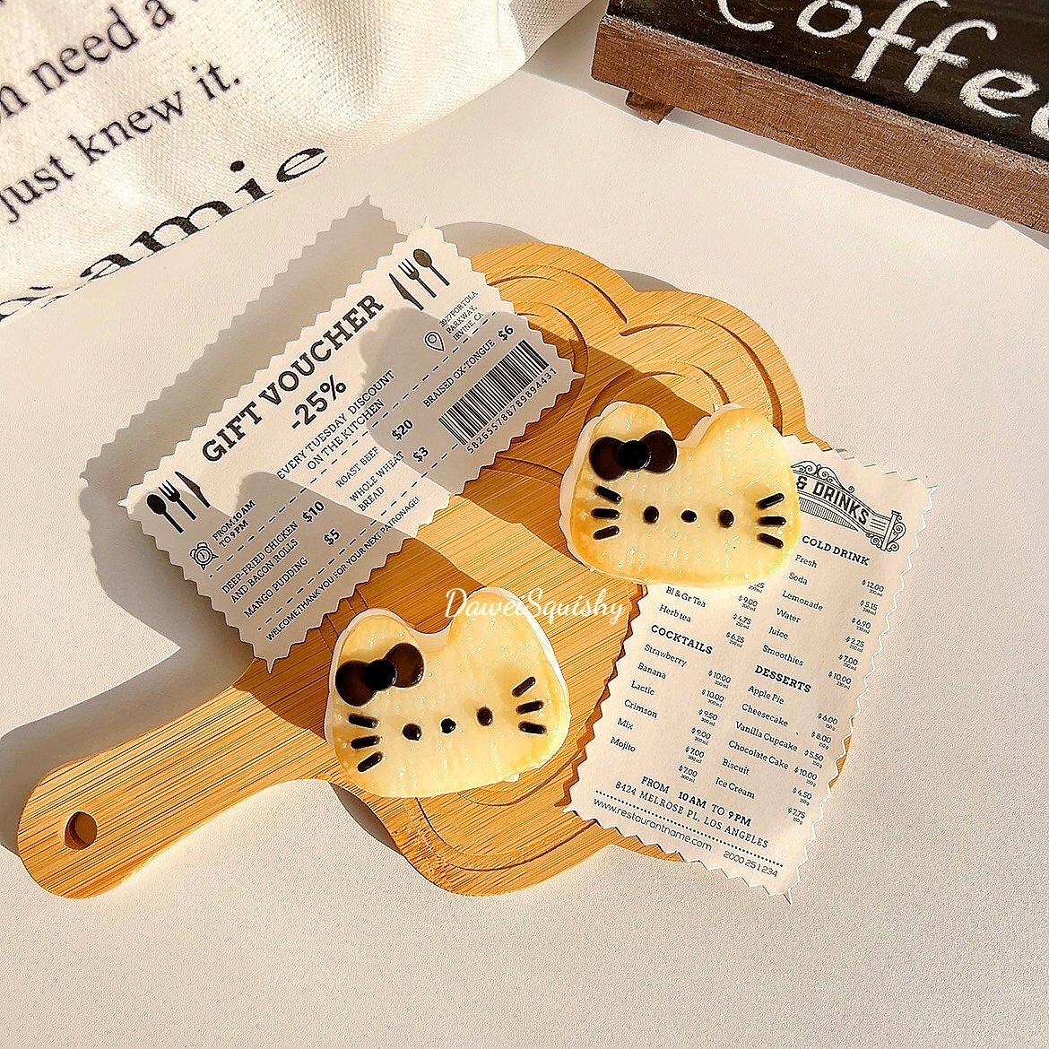 HK THREE TIERED COOKIE TABA SQUISHY TOY