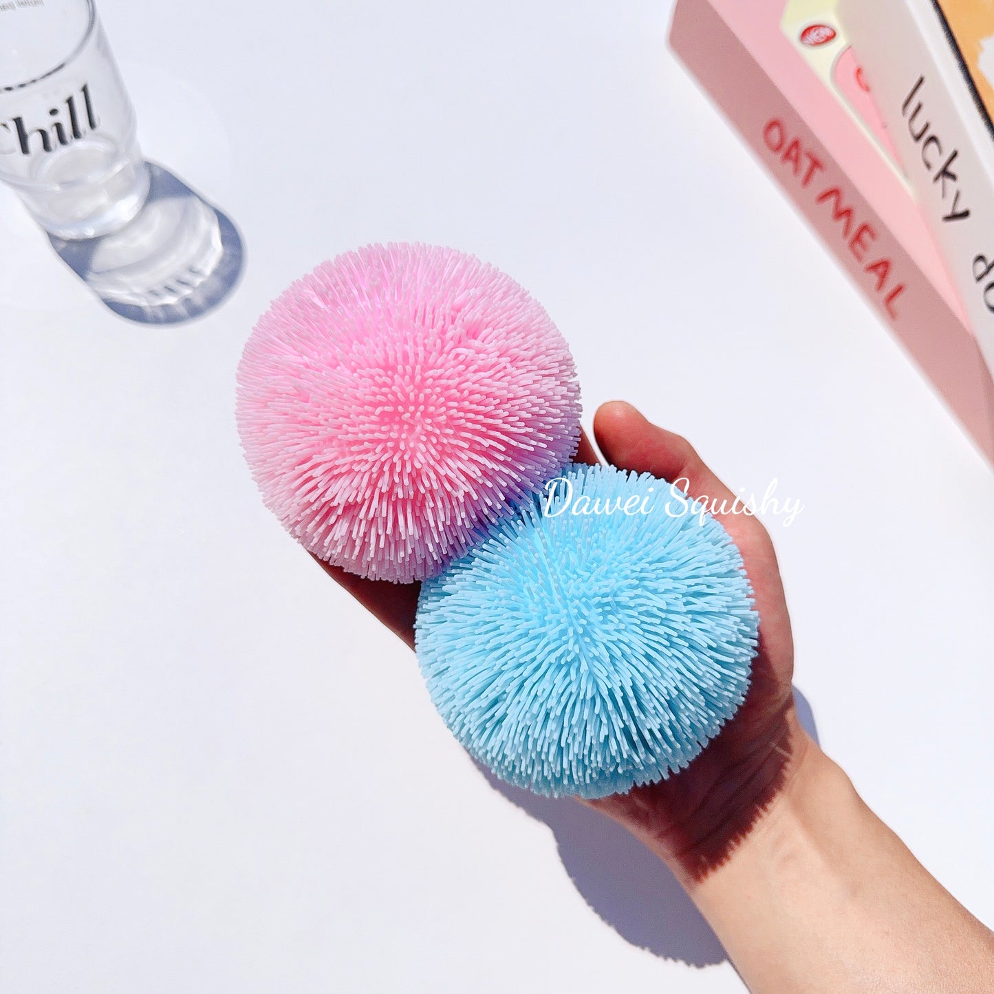 3 VERSIONS FLUFFY STRESS BALL