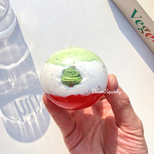 CHRISTMAS TREE THREE LAYER STRESS BALL