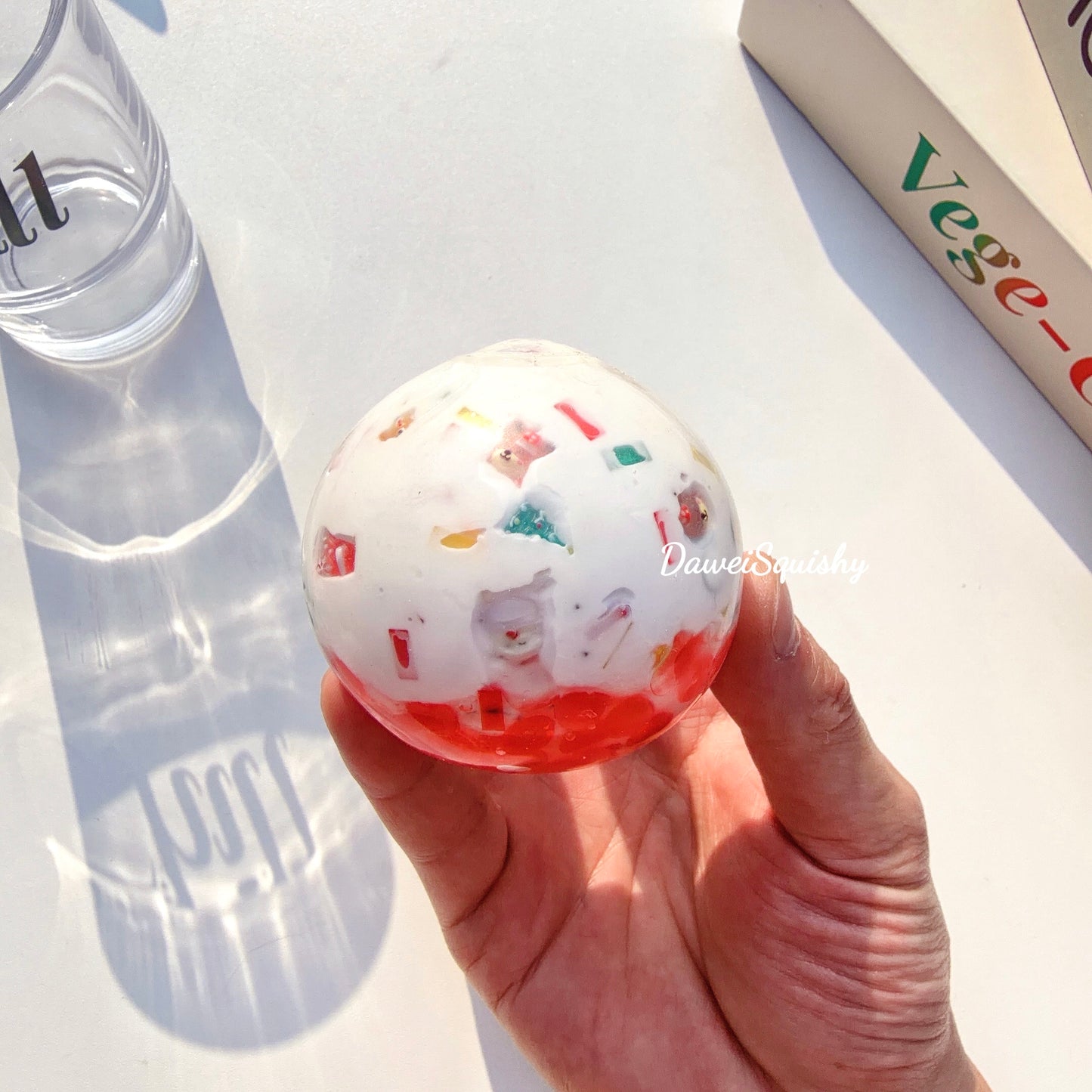 CHRISTMAS STRAWBERRY SUNDAE STRESS BALL