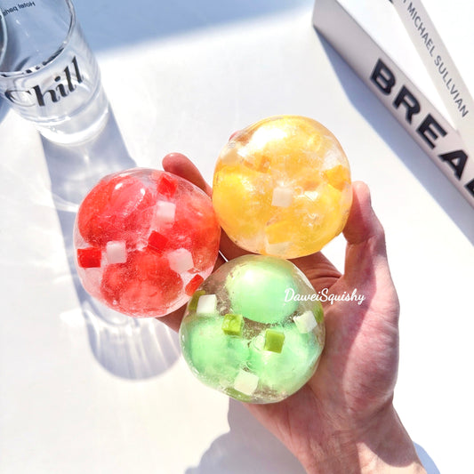 ULTRA-THIN SKIN FRUIT PUDDING CRISPY BALL