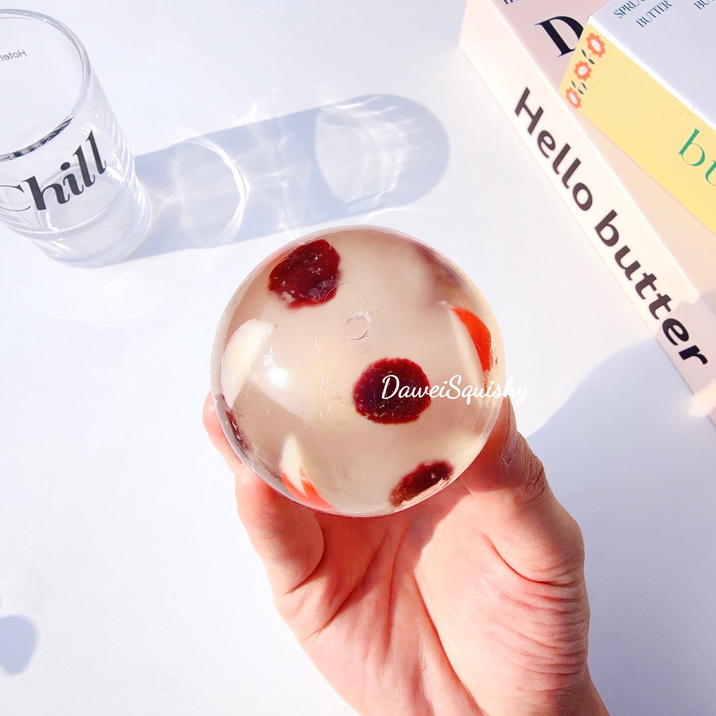 COCONUT OIL PLUM APPLE STRESS BALL