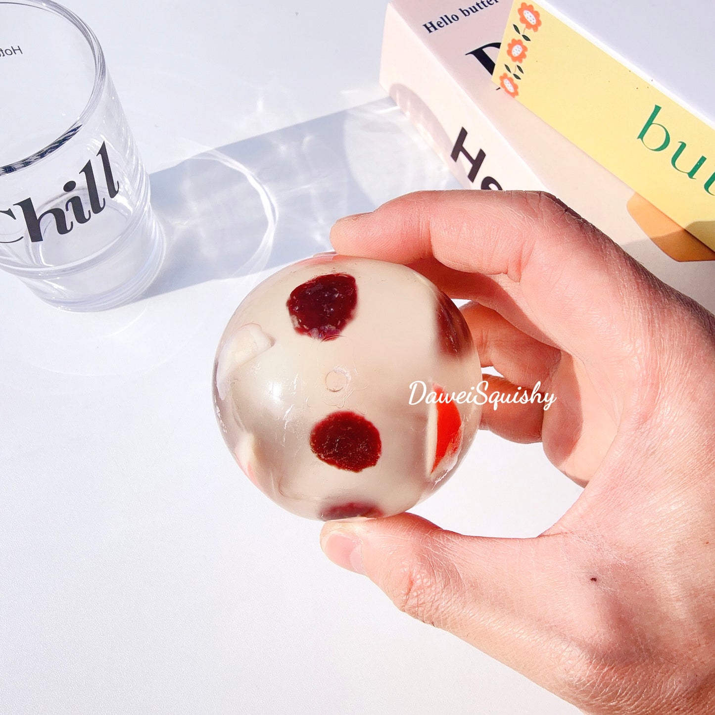 COCONUT OIL PLUM APPLE STRESS BALL