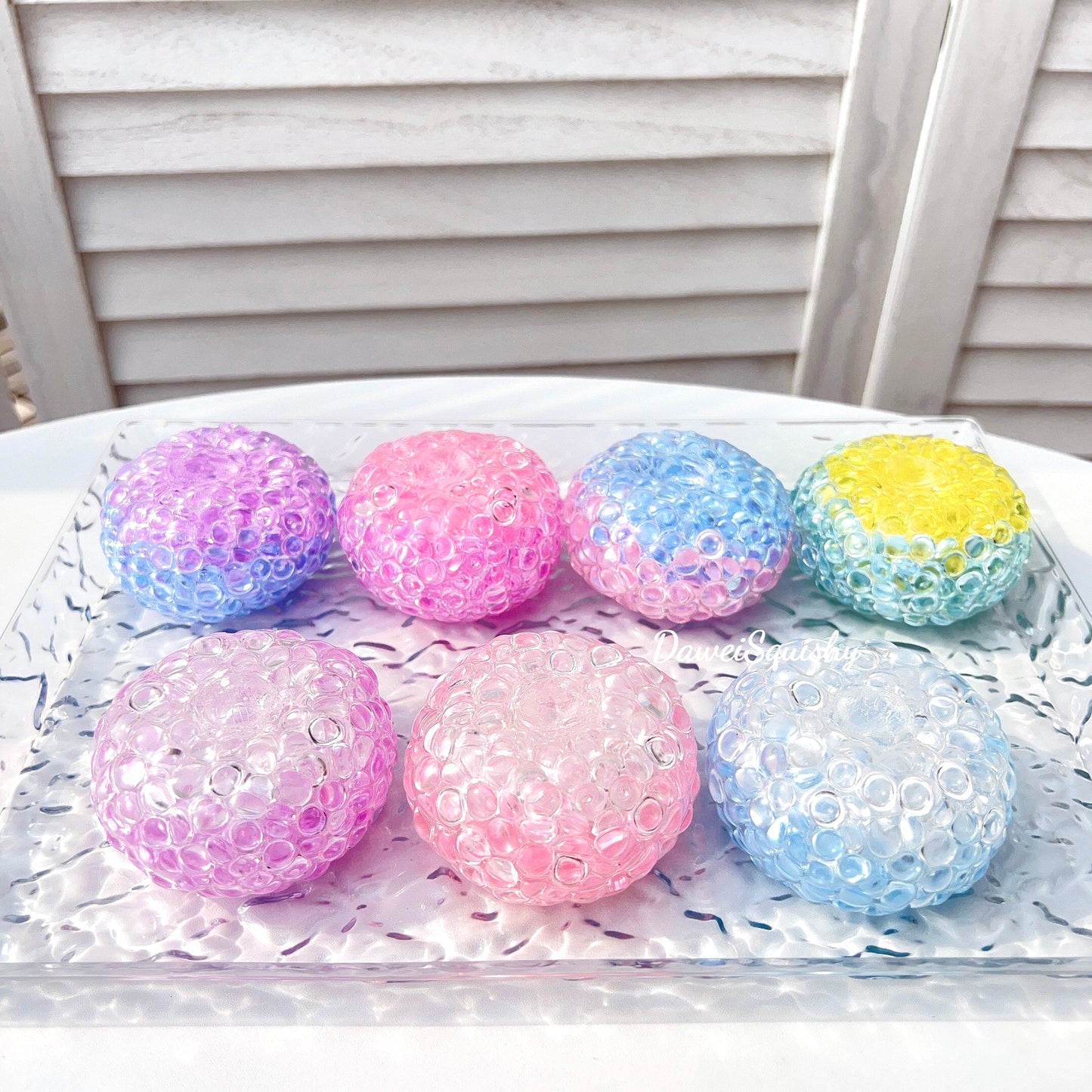 FLAT BEADS NOISY STRESS BALL