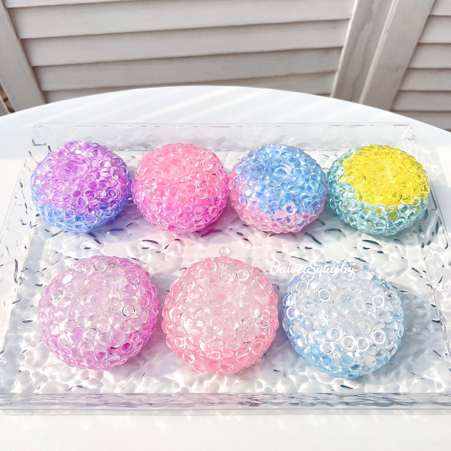 FLAT BEADS NOISY STRESS BALL