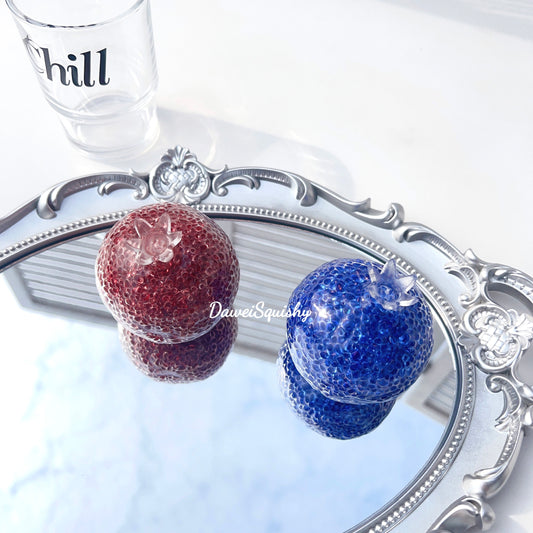 POMEGRANATE OVAL BEADS STRESS BALL
