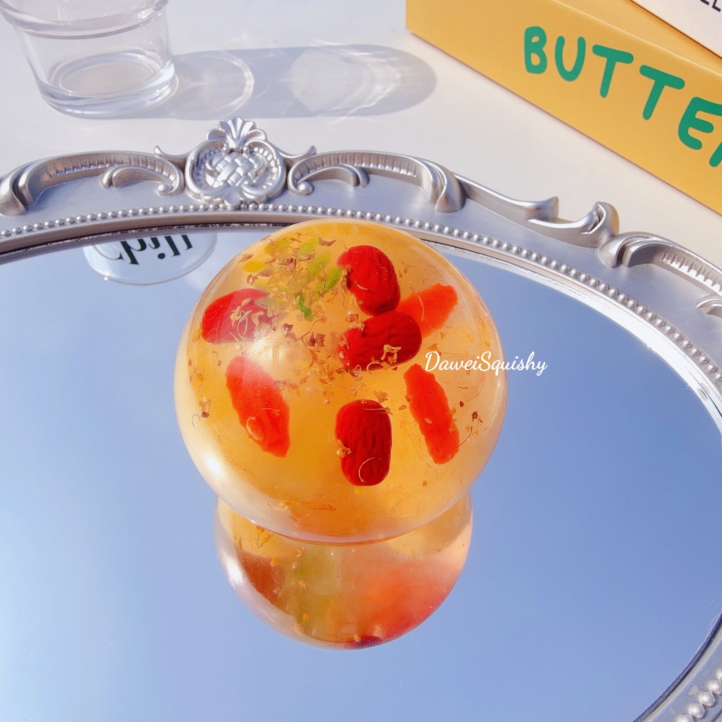 RED DATES OSMANTHUS CRISPY BALL