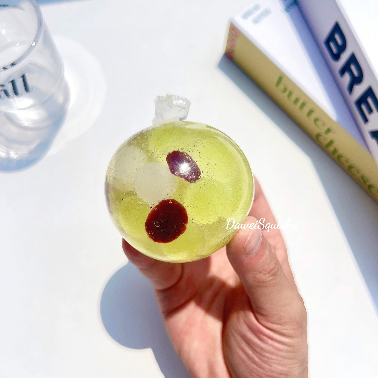 PLUM GREEN GRAPE STRESS BALL