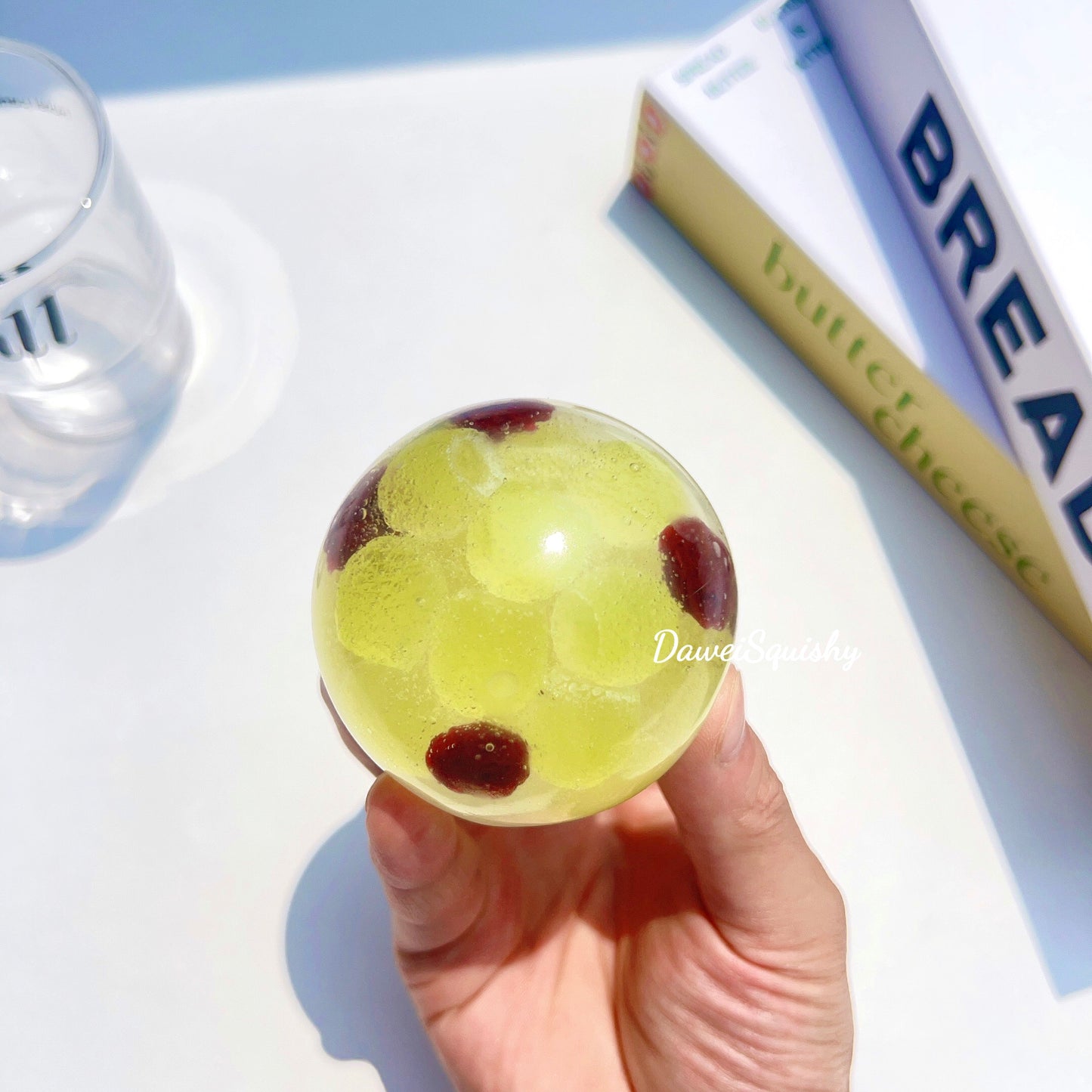 PLUM GREEN GRAPE STRESS BALL