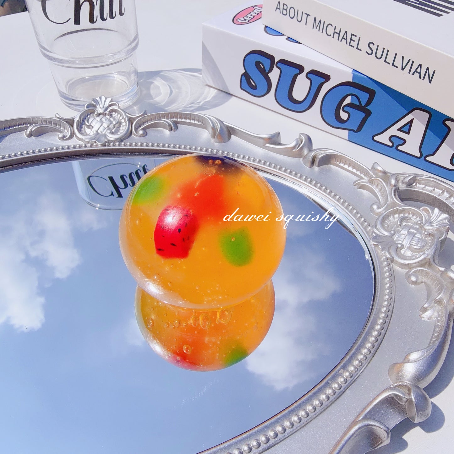 LIQUID GLASS PUTTY FRUIT JUICY STRESS BALL