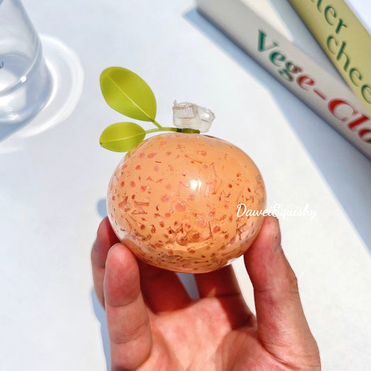 ORANGE CRUSHED ICE STRESS BALL