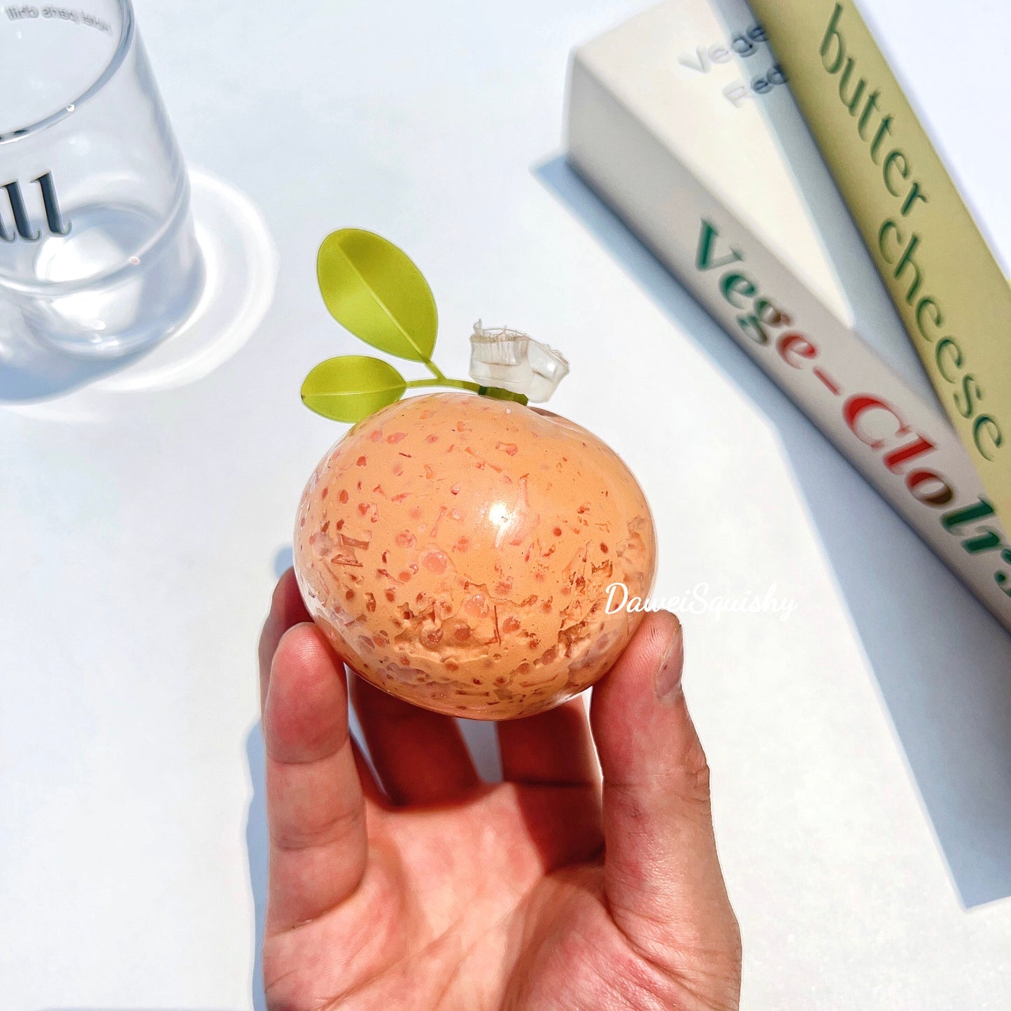 ORANGE CRUSHED ICE STRESS BALL