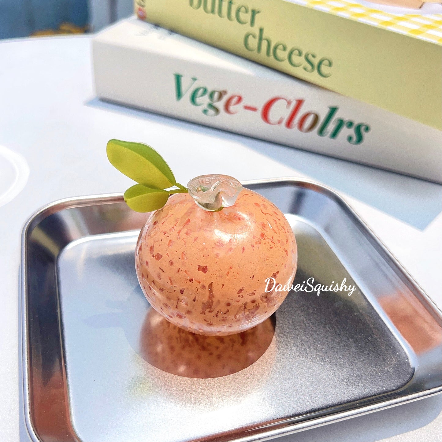 ORANGE CRUSHED ICE STRESS BALL