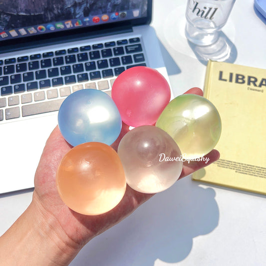 CLEAR MALT SUGAR STRESS BALL