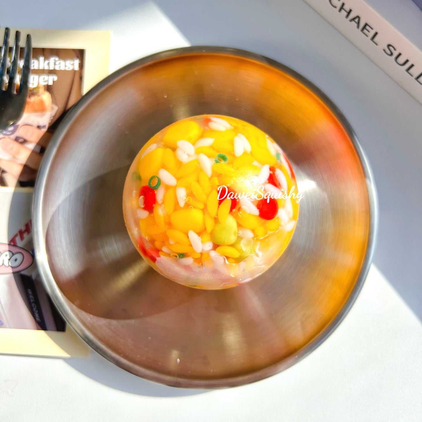 SHRIMP FRIED RICE WITH PINEAPPLE STRESS BALL