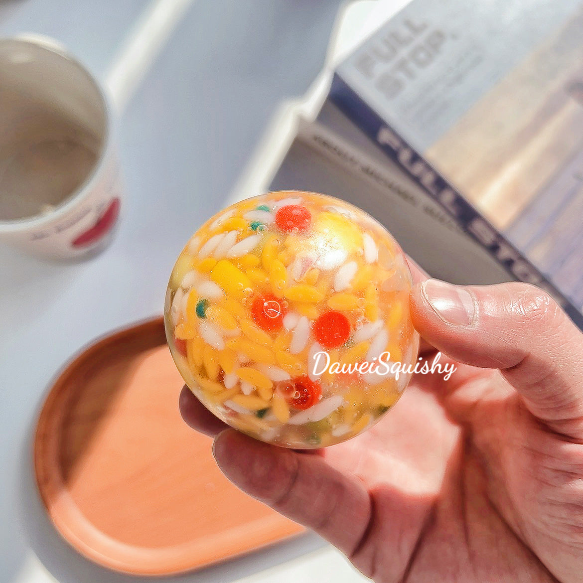 SHRIMP FRIED RICE WITH PINEAPPLE STRESS BALL