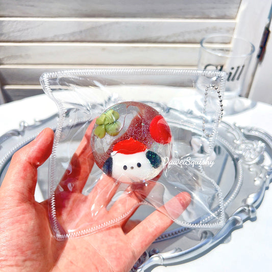 POCHACCO CLOVER GLITTER SQUISHY BALL